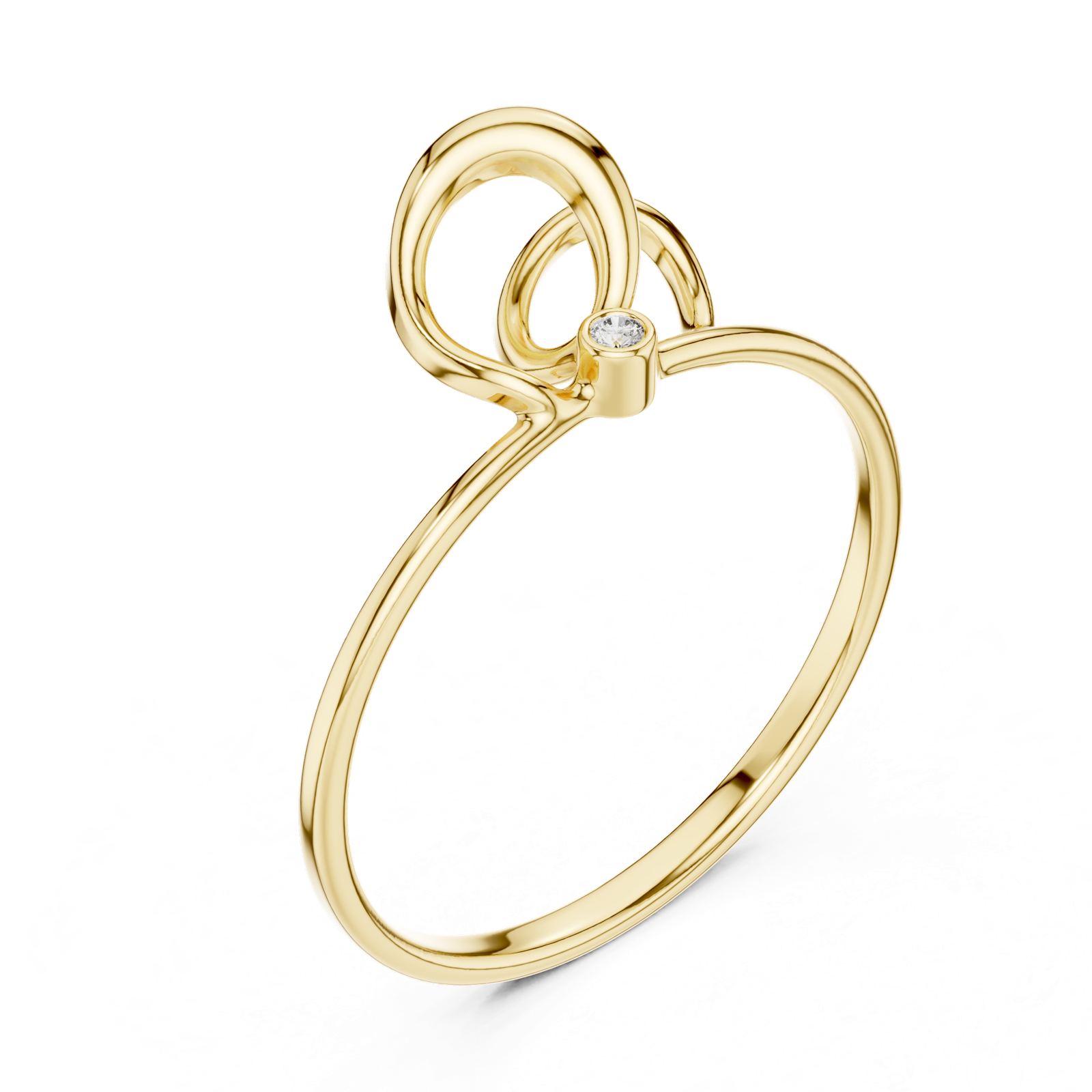 Gold Ring 1 (190), Yellow Gold, view 2