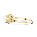 Gold Ring DDLR-743, Yellow Gold, view 3