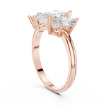 Gold Ring DDLR-1106, Rose Gold, view 1