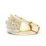 Gold Ring DDLR-759, Yellow Gold, view 3