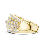 Gold Ring DDLR-759, Yellow Gold, view 3