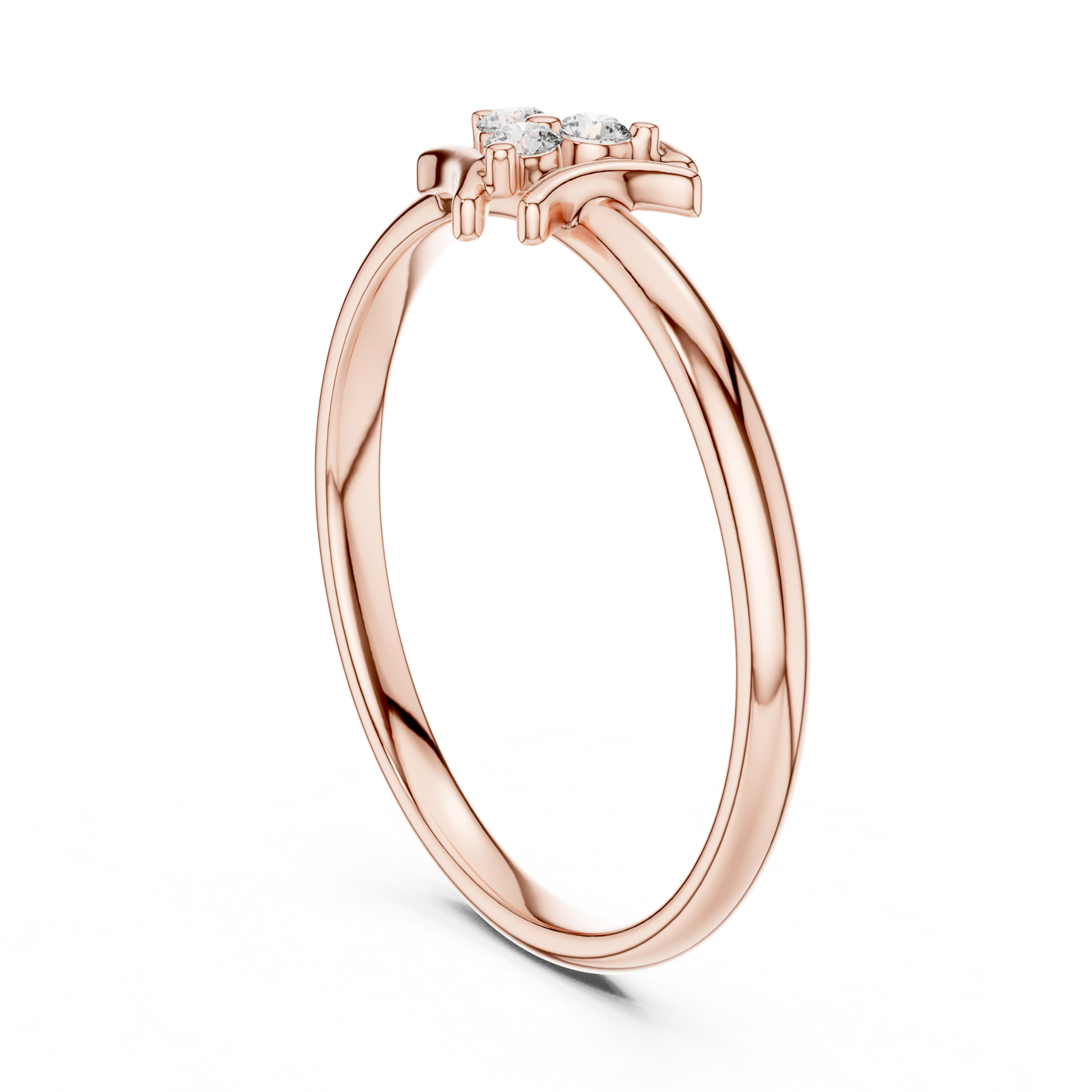 Gold Ring 1 (364), Rose Gold, view 1