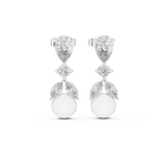 Gold Earrings AER-1, White Gold
