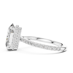 Gold Ring DDLR-171, White Gold, view 3