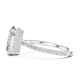Gold Ring DDLR-171, White Gold, view 3