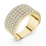 Gold Ring L03-03, Yellow Gold, view 2