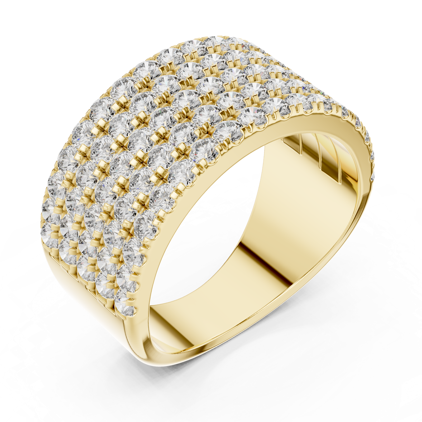 Gold Ring L03-03, Yellow Gold, view 2
