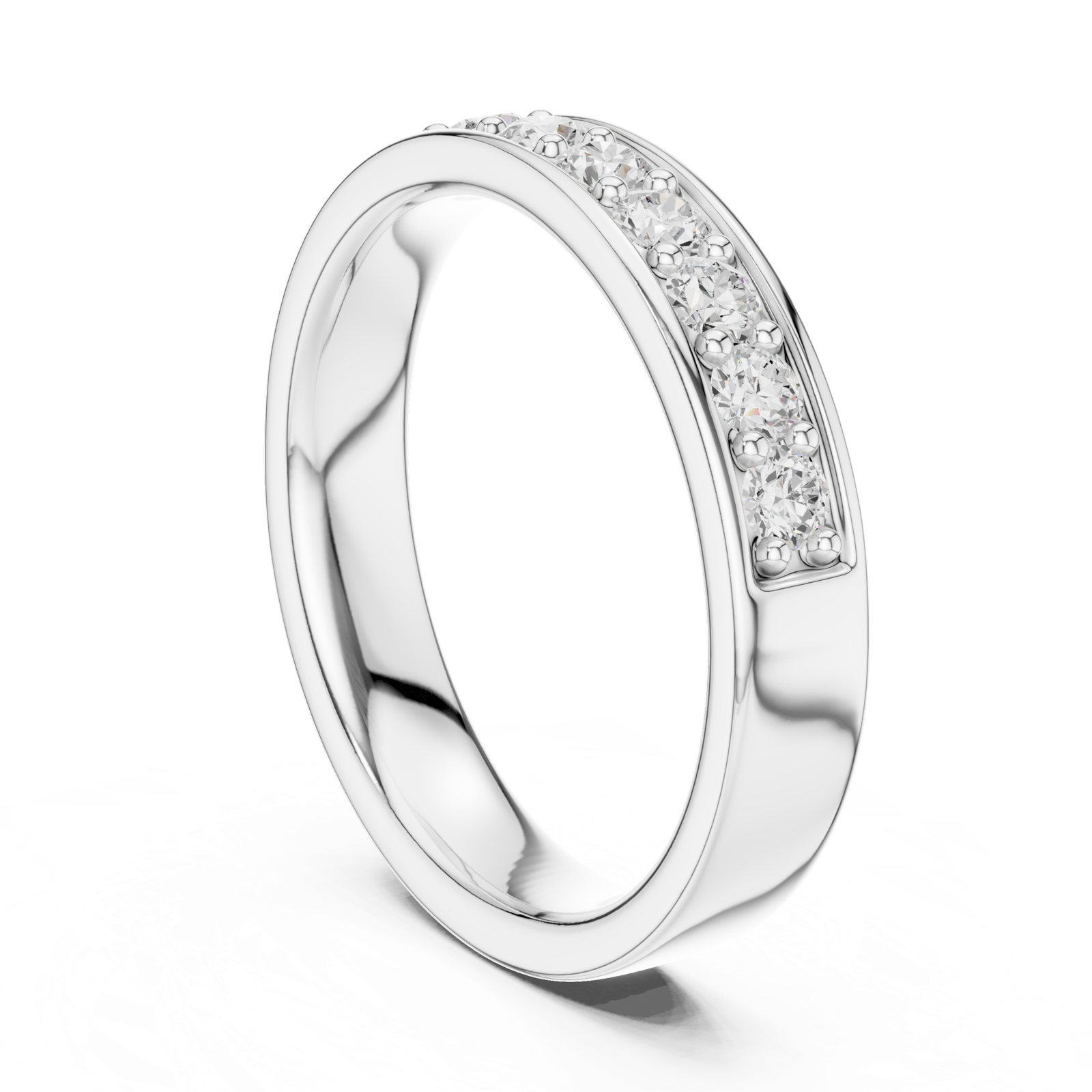 Gold Ring DDLR-577, White Gold