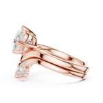 Gold Ring DDLR-444, Rose Gold, view 3