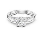Gold Ring DDLR-815, White Gold, view 4