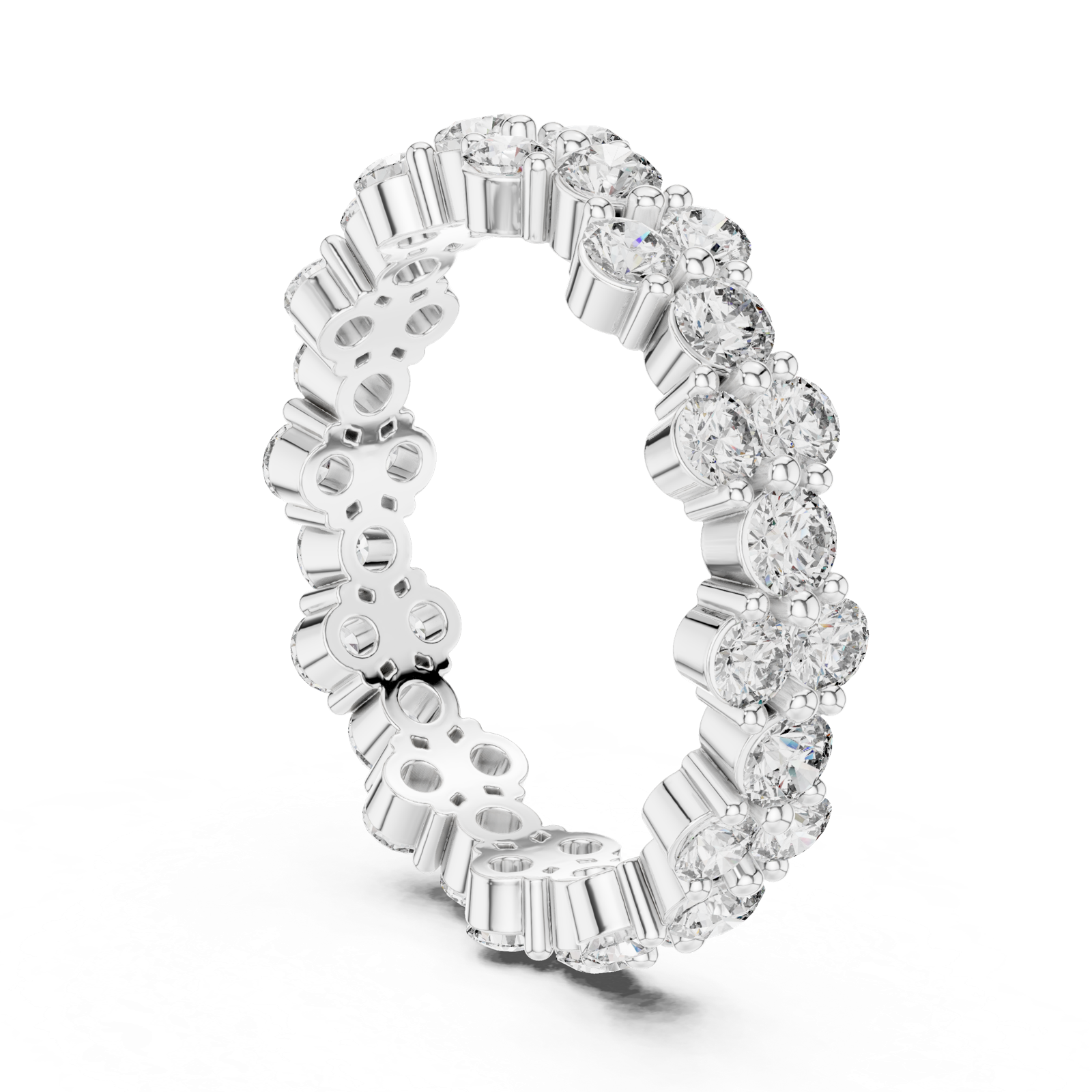 Gold Ring DDLR-210, White Gold