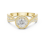 Gold Ring LR-0301, Yellow Gold, view 4