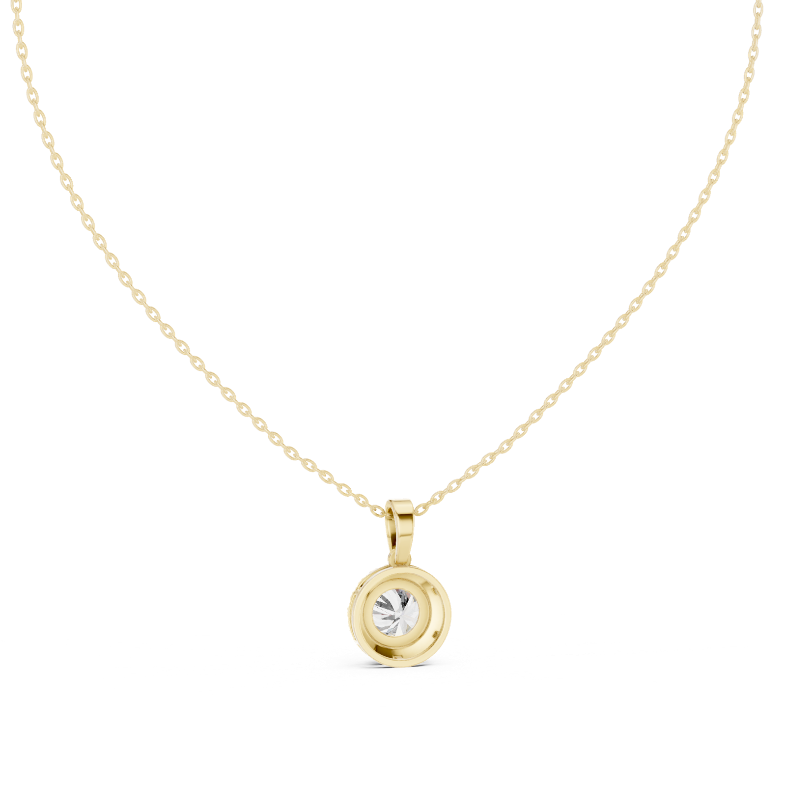 Gold Pendant GPD-0012, Yellow Gold, view 4