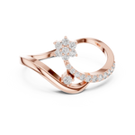 Gold Ring 1 (161), Rose Gold, view 4