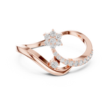 Gold Ring 1 (161), Rose Gold, view 4