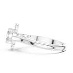 Gold Ring DDLR-334, White Gold, view 3