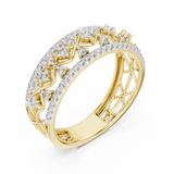 Gold Ring 12-10069@L, Yellow Gold, view 2