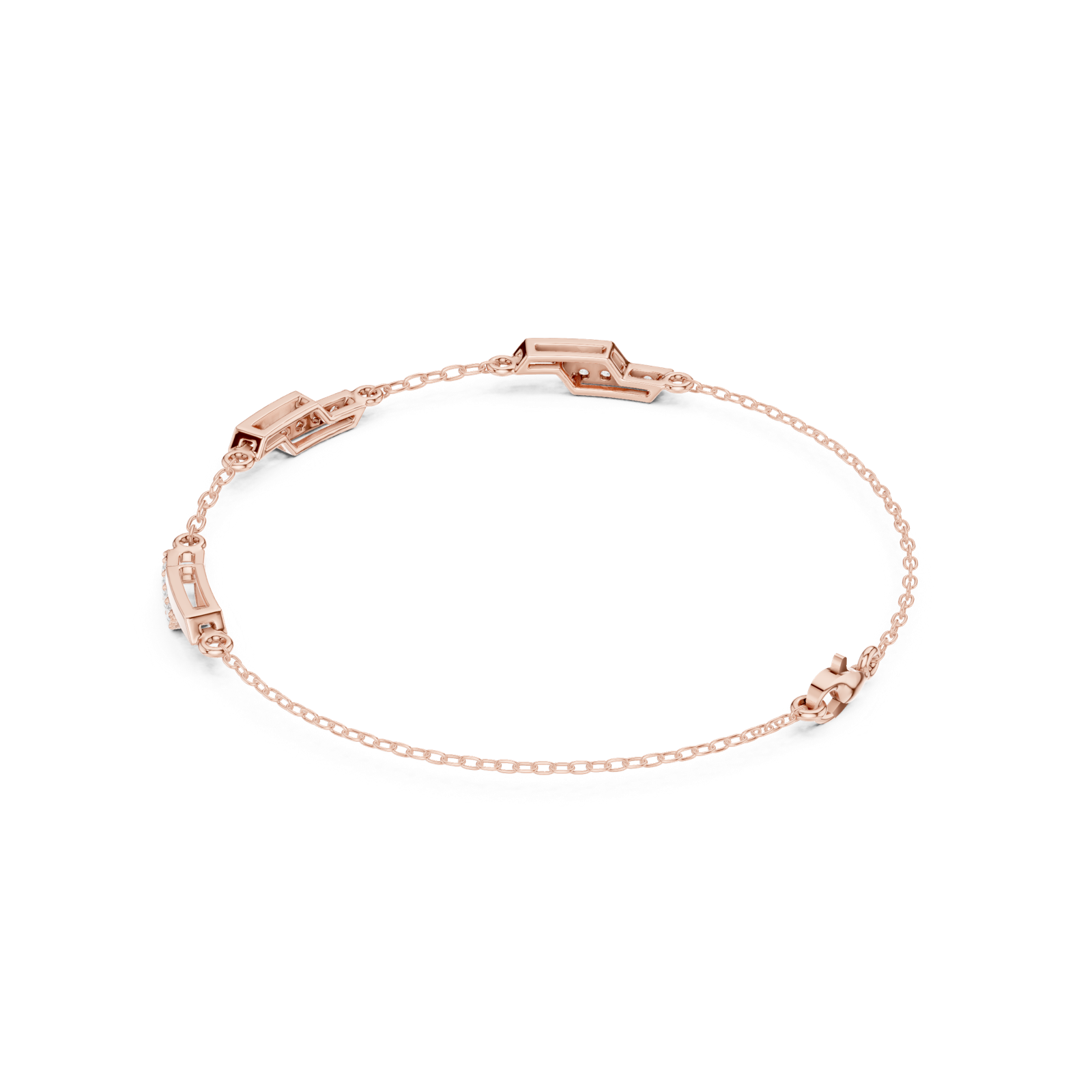 Gold Bracelet SBWB (4), Rose Gold, view 2