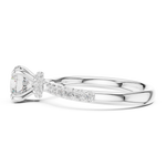 Gold Ring DDLR-643, White Gold, view 3