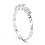 Gold Ring HLR-104, White Gold