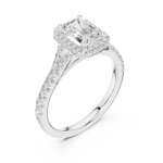 Gold Ring DDLR-913, White Gold, view 2