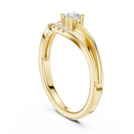 Gold Ring DDLR-830, Yellow Gold, view 1