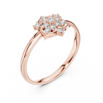 Gold Ring Ledis Ring, Rose Gold, view 2