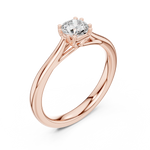 Gold Ring DDLR-551, Rose Gold, view 2