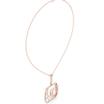 Gold Necklace SBWN (52), Rose Gold, view 1
