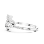 Gold Ring LR-01 (64), White Gold, view 3