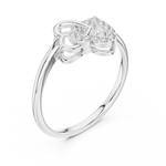 Gold Ring 12-10064@L, White Gold, view 2