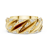 Gold Ring SBMR(7), Yellow Gold, view 3