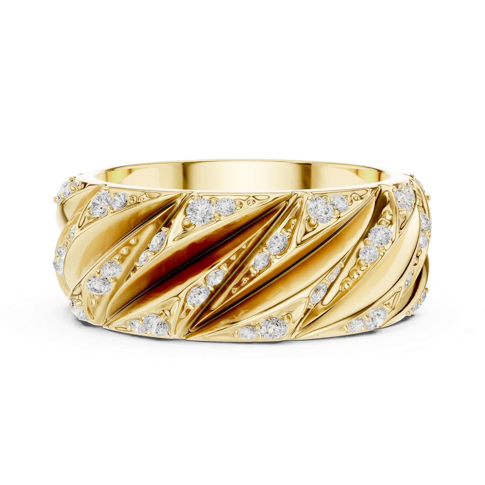Gold Ring SBMR(7), Yellow Gold, view 3