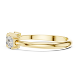 Gold Ring HLR-109, Yellow Gold, view 3