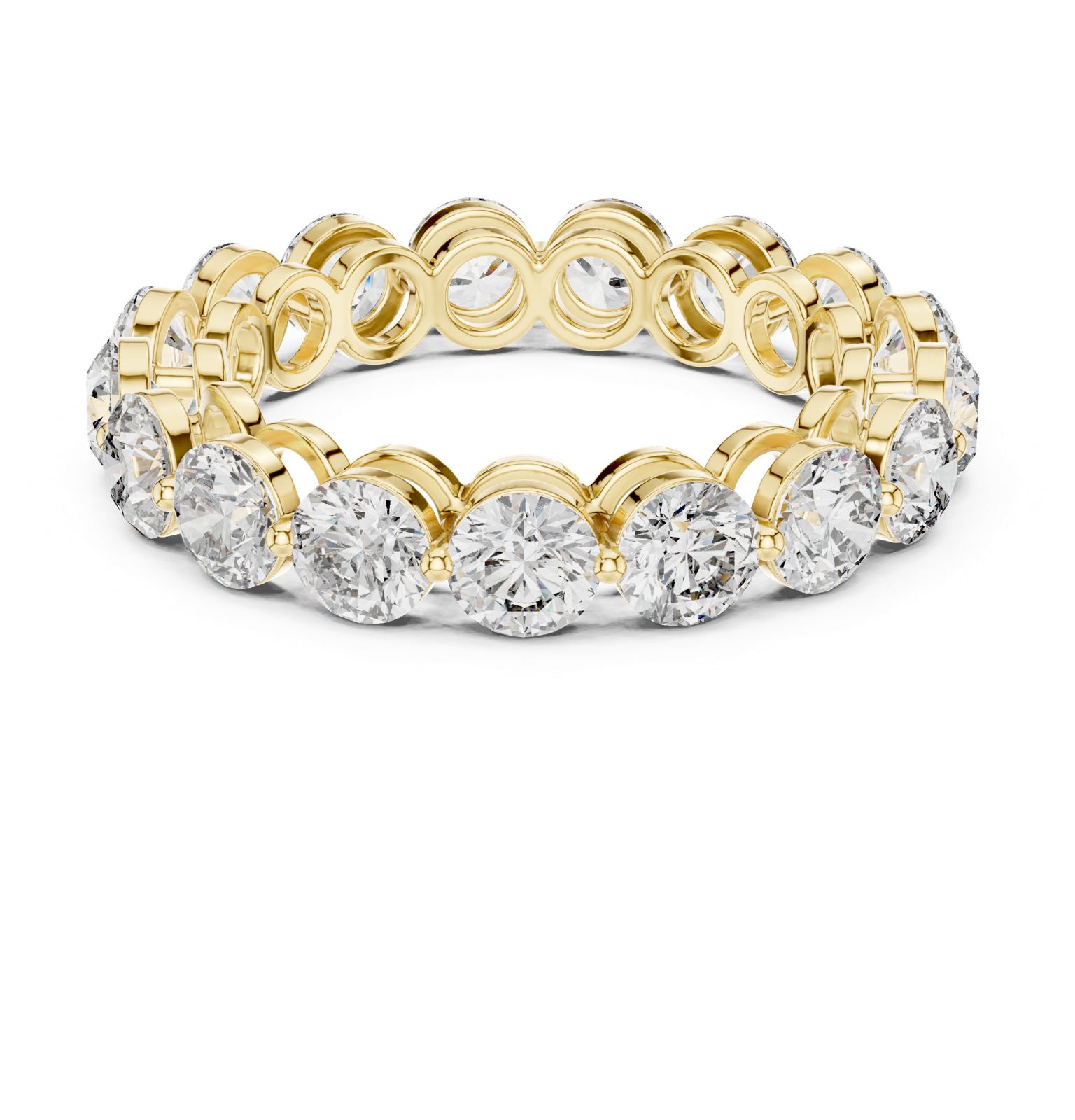 Gold Ring ALR-54, Yellow Gold, view 4