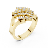 Gold Ring DDLR-461, Yellow Gold, view 2