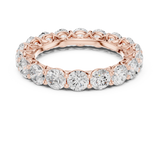 Gold Ring DDLR-675, Rose Gold, view 4