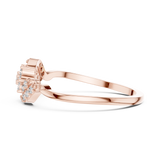 Gold Ring DR-6275, Rose Gold, view 3