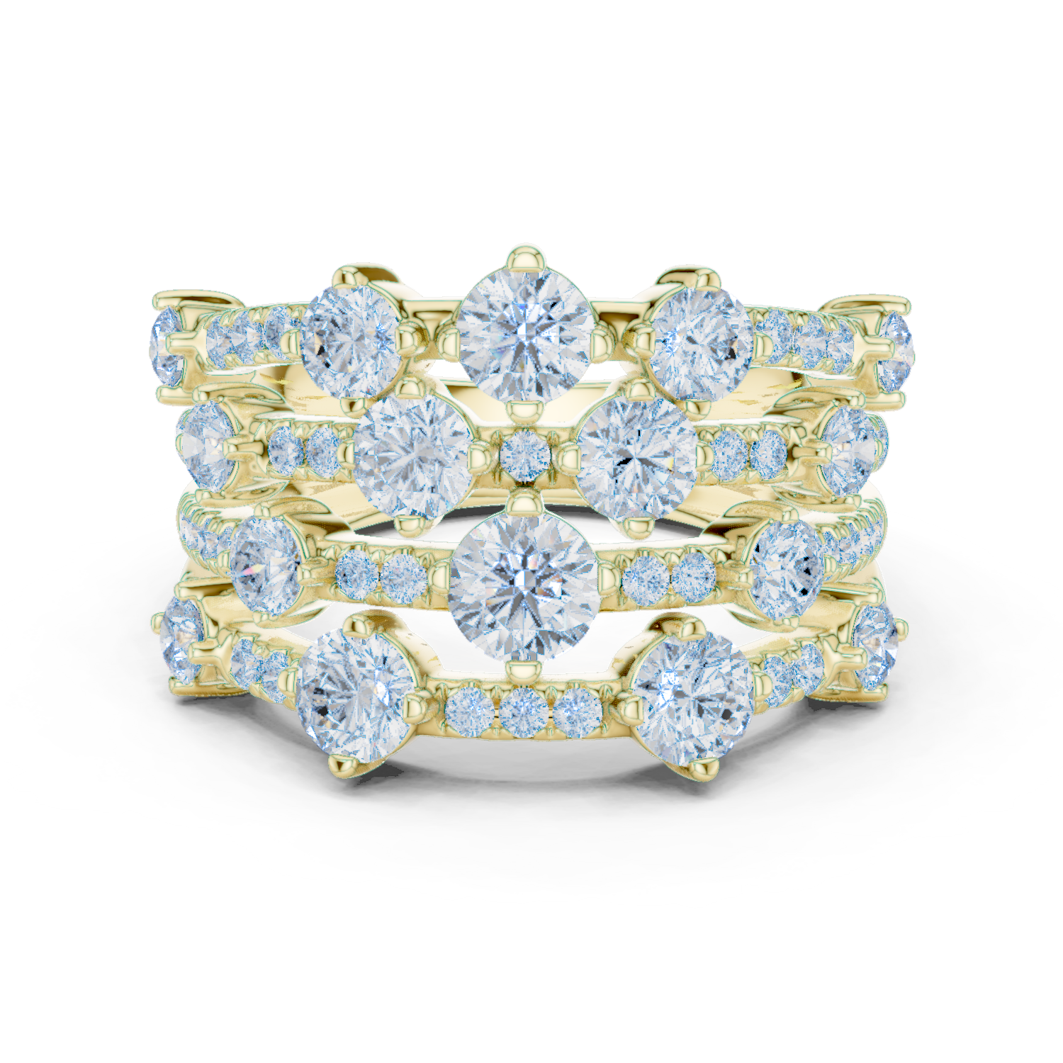 Gold Ring DDLR-866, Yellow Gold