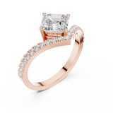 Gold Ring DDLR-1114, Rose Gold, view 2