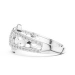 Gold Ring LR-01 (2), White Gold, view 3