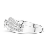 Gold Ring LR-0292, White Gold, view 3