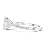Gold Ring DDLR-888, White Gold, view 3
