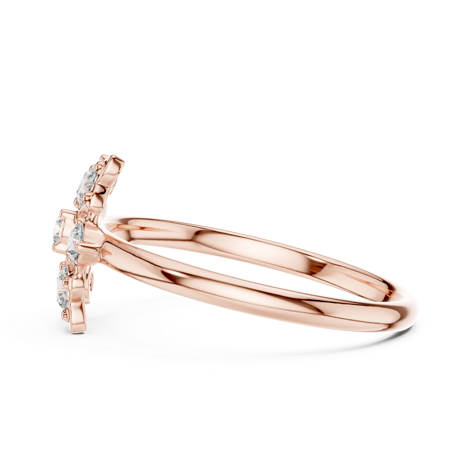 Gold Ring 1 (349), Rose Gold, view 3