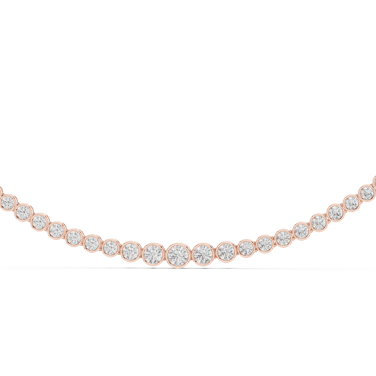 Gold Necklace GNK-0049, Rose Gold