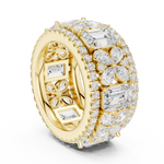 Gold Ring DDLR-305, Yellow Gold, view 1