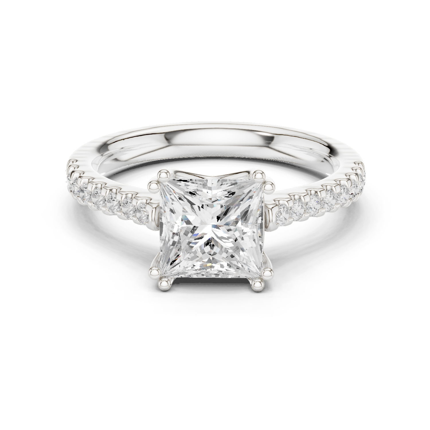 Gold Ring DDLR-735, White Gold