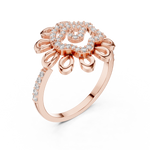 Gold Ring LR-01 (62), Rose Gold, view 2