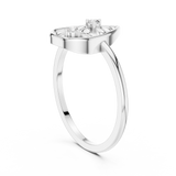 Gold Ring DR-6256, White Gold