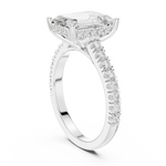 Gold Ring DDLR-773, White Gold, view 1